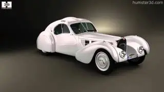 Bugatti Type 57SC Atlantic 1936 3D model by 3DModels.org