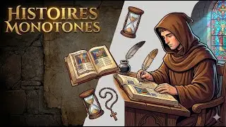 Être Moine au Moyen Âge : Histoire pour Dormir (Écran Noir + Feu de Bois)