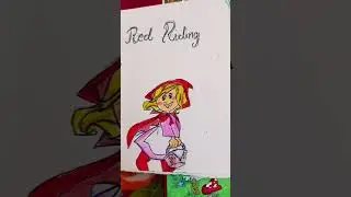 let,s draw little red riding hood girl #song #music #love #art #viral
