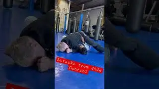 Attacks from Side Control - V arm lock Americana