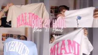 Rue 21 Store Closing Haul || $500 Worth of Clothes For $50 || Graphic Tees & Hoodies