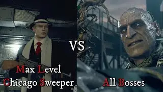 Max Level Chicago Sweeper vs All Bosses - Professional | Resident Evil 4 Remake