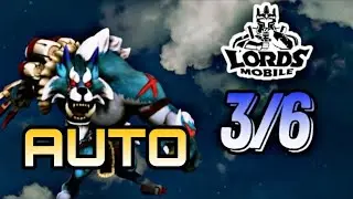 Lords mobile - Сумрачный Волк Фенрир 3 стадия АВТОБОЙ|Challenge Grim Wolf Fenrir stage 3 (3/6) AUTO