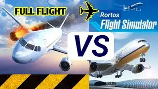 FULL FLIGHT ✈ FULL VIEW [SHORT ROUTE] EXTREME LANDINGS VS AIRLINE COMMANDER