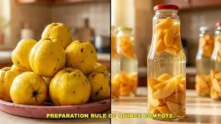 Making Quince Compote İn a Country House / Приготовление компота из айвы в загородном доме / EN  RU