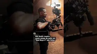 Will Smith impressiona com bastidores de 