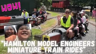 Miniature Train 🚂 Rides in Hamilton, NEW ZEALAND | Outdoor Activity | Hamilton Model Engineers 🚂