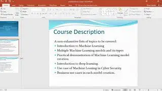 Machine Learning: The Future - Introduction to course