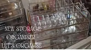 NEW MAKEUP STORAGE  ORGANISER LET'S ORGANISE | MAKEUP ORGANISERS PERFECT FOR SMALL SPACES