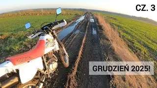 Honda XLR 125R - grudniowe latanie wok&oacute;ł komina! cz. 3 | #motovlog 42