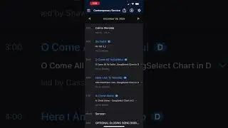 Oasis Worship Team: Music Stand App Walk Through