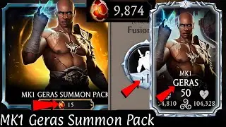 MK1 Geras Summon Pack | Here&rsquo;s How I Max Geras MK1 in Mortal Kombat Mobile | Dragon Krystals