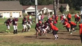 5th and 6th grade tackle Isaiah Brown 11 years old