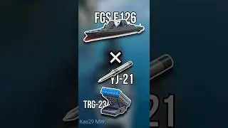 FGS F126 Build 3x YJ-21 + 4x TRG-230, Like A Battleships🔥 #modernwarship #shorts