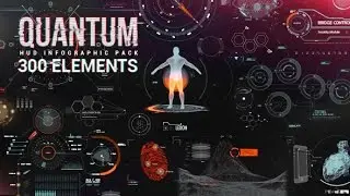 After Effects Template : Quantum HUD Infographic
