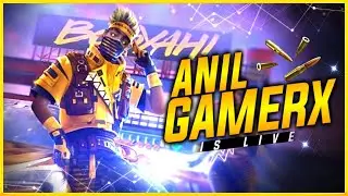 FREE FIRE LIVE | FF LIVE | Anil Gamerx Live | Rank Rush To Grandmaster