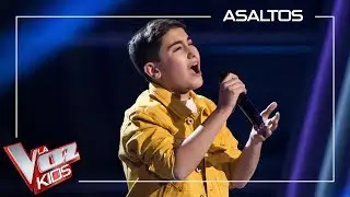 Marcos D&iacute;az canta 'Stone cold' | Asaltos | La Voz Kids Antena 3 2019