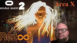 Rez Infinite VR Area X Gameplay On The Oculus Quest 2