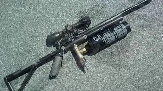 Homemade  semi automatic airgun