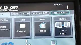 How to create I'd  and passport  copy on Konica minolta  bizhub 283 ,363  how to set up I'd copy