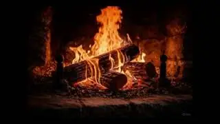 chimenea con tema relajante ‐fireplace with a relaxing theme