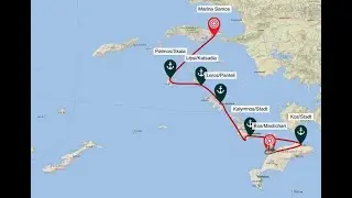 Segeltörn von Samos  nach Kos im September 2022