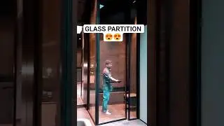 Glass partition. #short  #glass #change
