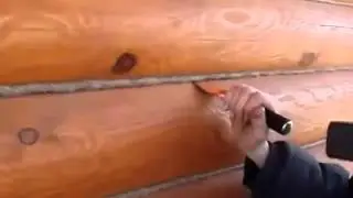 Rąstų ply&scaron;ių sandarinimas