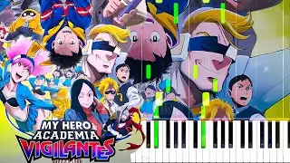 My Hero Academia: Vigilantes Season 2 Opening - Piano Tutorial | CATCH!!! by THREEE