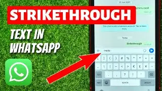Как сделать зачеркнутый текст в WhatsApp