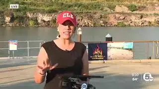 News 5 Cleveland live remote from Blazing Paddles Paddlefest_Scott Hardy Ohio Sea Grant/Cuyahoga AOC
