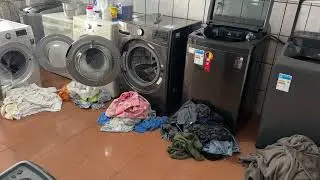 5 washing machines in operation 🧺