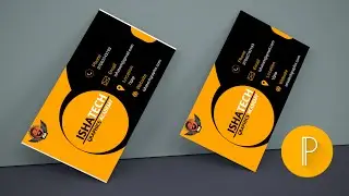 How To Design A Professional Business Card In Pixellab - Pixellab Tutorial