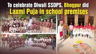 To celebrate Diwali SSDPS, Bhogpur did Laxmi Puja in school premises
