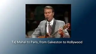 Jesus and Me   Glen Campbell   LIVE with lyrics