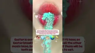 Relaxing ASMR Mouth Sounds with Emoji cre:   @closerfood  #shorts #emojichallenge #eating