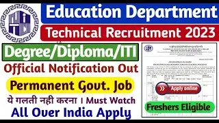 NIT Delhi Recruitment 2024 | Technical Assistant/Technician | ITI/Diploma/Degree | Permanent Job