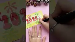 Уникальная открытка своими руками с Новым годом 2026 ✨