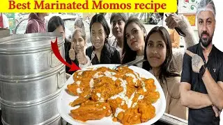 Marinated Momos Recipe | How to Make Gravy Momos | Creamy Momos Recipe | Momos Gravy Recipe |