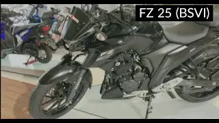 Yamaha Fz25 BS6 | Black color | walkaround | Furious Moto