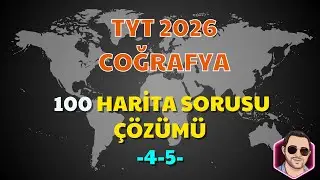 TYT COĞRAFYA 2026 II 100 HARİTA SORU ÇÖZÜMÜ 4-5 #tytcoğrafya #tyt2026 #yks2026  #soruçözümü #tyt