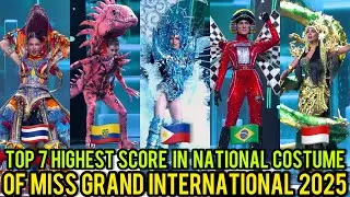 Top 7 Best In National Costume Competition of Miss Grand International 2025 | Emma Tiglao Pasok!