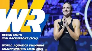 🚨 Regan Smith Shatters 50m Backstroke World Record at 2024 Swim Champs! 🇺🇸