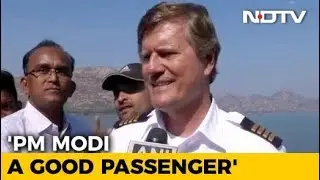 PM Modi Flies On Seaplane In Gujarat, 