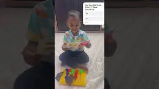 Montessori Slide puzzle #youtubeshorts #kidseducation