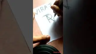 VIRAT NAME LOGO DESIGN #shorts #ytshorts