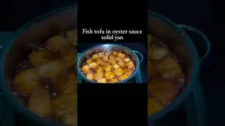 fish tofu in oyster sauce