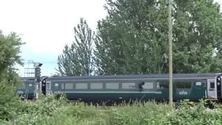 New Green GWR Coaching Stock 5V47 47848 and 47812 Barnwood Junction 18/06/2016
