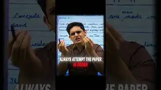 Best Way To Attempt Board Exam 🤯|| Prashant Kirad #shorts #boardexam #ytshorts #class10 #cbse