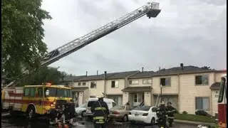 Lightning causes apartment fire on 38th Street near I-465 on Indianapolis west side